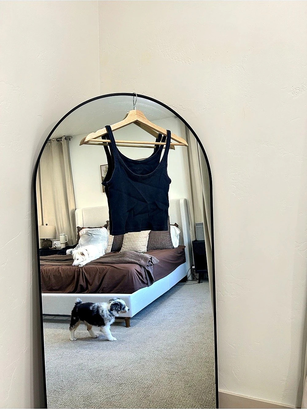 Brandy Melville John Galt Ribbed Tank Top Navy Tank Top